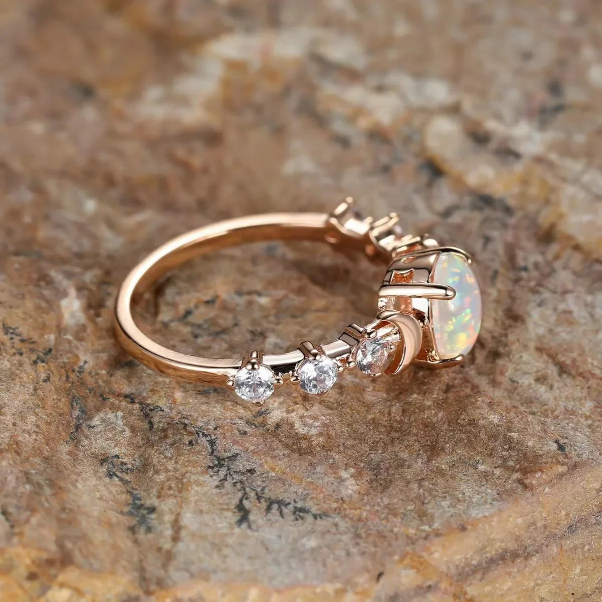 Fire Opal Ring