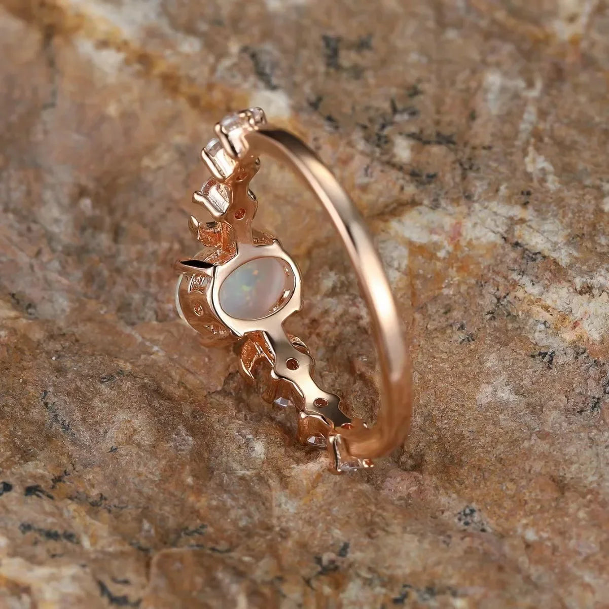 Fire Opal Ring